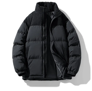 Vêtements d'hiver coupe-vent OEM ODM Veste bulle personnalisée pour hommes et femmes Veste bouffante à la mode d'hiver Veste bulle Manteau bouffant chaud - Product Image 1