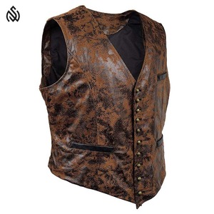 Chaleco de cuero negro para hombre de talla grande sin mangas de invierno de alta calidad chalecos transpirables con calefacción - Product Image 3