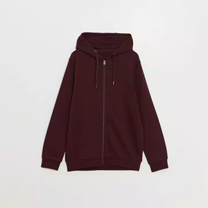 Sweat à capuche unisexe de luxe Street Wear, grammage lourd 360 g/m², en molleton/coton bouclette/bambou, respirant et à séchage rapide, avec fermeture éclair - Product Image 2