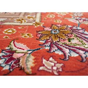 Alfombra de Lana Anudada a Mano Aalam Pae-5142, Color Marfil, 9x12, Rectangular, con Medallón, Diseño Abstracto, para Pasillo, Tabriz, para Sala de Estar - Product Image 3