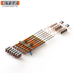 ETIZ peralatan manufaktur Rebar GFRP, kapasitas tinggi untuk aplikasi tugas berat garis Rebar serat kaca dengan sistem <span class=keywords><strong>ERP</strong></span> - Product Image 1