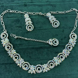 Exclusivo estilo Bollywood plata Mett antiguo Mina collar conjunto - Product Image 1