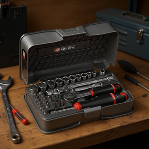 Facom 37-Piece 1/4'' Inch 6-Point <b>Socket</b> and Bits Set - Product Image 3