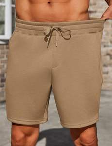 <b>Mens</b> <b>Lounge</b> Sweat <b>Shorts</b>, Casual Elastic Waist Gym Workout <b>Shorts</b> with Drawstring - Product Image 2