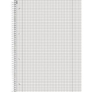 BRUNNEN Student College Block A4 Squared 80 Sheets 70 G/m Red with Inner and Outer Margins - Product Image 1