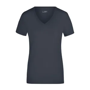 T-Shirt Personalizzabile da Donna con Scollo a V Elasticizzato, Articolo Promozionale Personalizzabile - Product Image 6