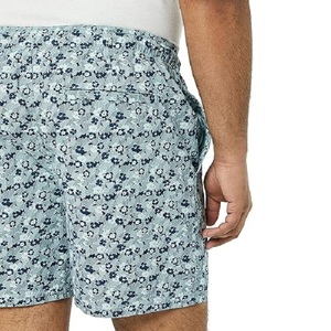 กางเกงขาสั้นผ้าฝ้ายโพลีเอสเตอร์สำหรับผู้ชายกางเกงขาสั้นลำลองสำหรับผู้ชายกางเกงเอวยางยืดกลางแจ้งโลโก้ออกแบบได้ตามต้องการ - Product Image 5