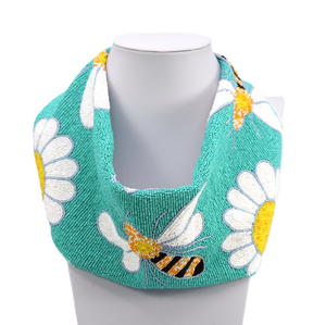 Elegante bordado con cuentas bufanda collares para fiestas Semillas Cuentas bufanda collar Bordado semilla Collar con cuentas bufanda - Product Image 1