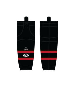 Chaussettes de hockey sur glace professionnelles de couleur personnalisée Ensemble de matériaux et de tailles sur mesure pour équipement de hockey sur glace personnalisé - Product Image 2