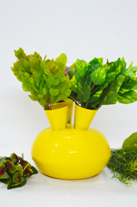 Jarrón de Alta Calidad con Recubrimiento en Polvo Amarillo, Diseño Moderno y Premium, Jarrón de Flores de Estilo Lujoso para Hogares de Lujo, Gran Venta - Product Image 5