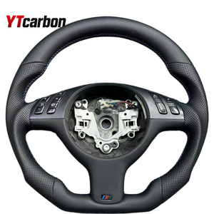 Accesorios Interiores para Automóvil YTcarbon, <span class=keywords><strong>Volante</strong></span> de Cuero Completo para BM-W X5 E53 <span class=keywords><strong>Z3</strong></span> E36 E39 E46 M3 M5 - Product Image 1