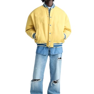 Meilleures ventes de vestes universitaires pour hommes Impression personnalisée Col montant antibactérien à la mode Vêtements de plein air veste d'hiver - Product Image 4