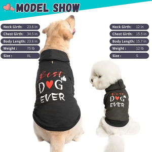 <span class=keywords><strong>Dog</strong></span> Hoodie Beste Kleidung für Hunde aller Zeiten mit weichem Material und Leinen loch Stilvoller auffälliger Hunde pullover für kleine Mittel - Product Image 4