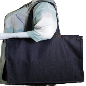 Bolsas de Compras Mini Tote de Alta Calidad 100% Algodón para Mujer, Rayadas, Ecológicas, Recicladas, con Perlas y Flores, Venta al Por Mayor, Moda - Product Image 5