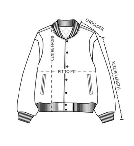 Chaqueta Stain Versity de alta calidad para hombres y mujeres, chaqueta Versity tipo botón a la moda, chaqueta Versity de diseño a la moda a prueba de viento - Product Image 3