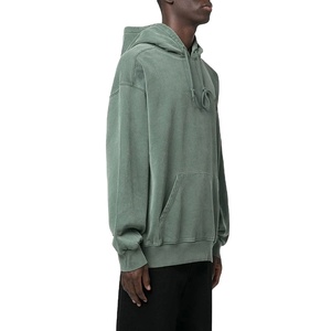 Sweat à capuche personnalisé 2026 pour homme, 100 % coton, coupe oversize, en molleton, hiver, séchage rapide, respirant - Product Image 2