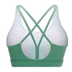 Top Trending Daily Wear Sujetador deportivo de mujer de color sólido al por mayor Sujetador deportivo liso de tela de la mejor calidad a la venta - Product Image 5