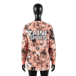 Camiseta de algodón jersey GSM premium para mujer, sin mangas, estilo Peach Street, con estampado gráfico y logotipo personalizado, camiseta de manga larga de algodón. - Product Image 2