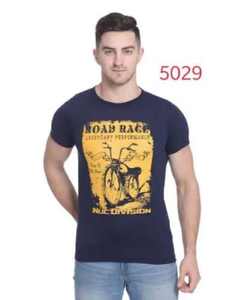 Oem เสื้อยืดที่ทําในอินเดียผ้าฝ้าย 100% เสื้อยืดชายขนาดใหญ่เสื้อยืดพิมพ์หน้าจอน้ําหนักมากเสื้อยืดพิมพ์หน้าจอผู้ชาย - Product Image 5