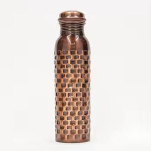 High Quality Hammered Copper <b>Water</b> <b>Bottle</b> Ayurvedic Pure Copper <b>Metal</b> Yoga <b>Water</b> <b>Bottle</b> Copper <b>Water</b> <b>Bottle</b> Antique - Product Image 1