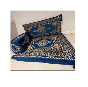 Sièges de sol arabes Canapé de sol arabe Sol de siège arabe | 90x70x10cm 3 pièces 1 Set - Product Image 1