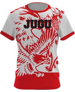 T-shirt à manches courtes pour homme en tissu tricoté respirant et ample, imprimé personnalisé, de haute qualité, 100% polyester, style sportif - Product Image 1