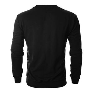 Diseñe su propia sudadera básica de manga larga para hombre, suéter de entrenamiento de ajuste holgado, Sudadera de cuello redondo, longitud de manga completa - Product Image 2
