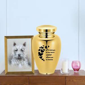 Urne papillon pour cendres humaines Urnes funéraires pour cendres pour hommes femmes grandes urnes funéraires décoratives or taille personnalisée - Product Image 5