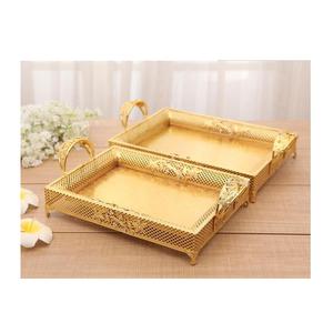 Beau plateau décoratif en métal pour le Ramadan avec motifs islamiques, parfait pour la décoration de la table à manger pendant l'Aïd et le Ramadan - Product Image 5