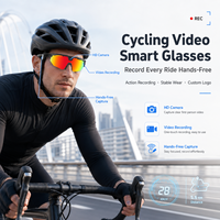 Gafas Inteligentes Deportivas Impermeables con Doble Cámara 4K, Asistente de Voz con IA, Traducción en Tiempo Real, IP66, con WIFI, Altavoz de Oído Abierto - OEM