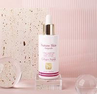 Ampoule coréenne K-Beauty anti-âge, anti-rides, raffermissante, hydratante, acide hyaluronique 50 ml, collagène, peptide, niacinamide, vitamine E