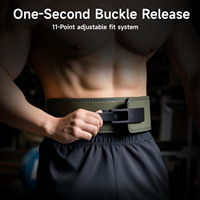 Ceinture de musculation en cuir de vachette respirant avec logo personnalisé, boucle à levier, protection professionnelle pour haltérophilie, soulevé de terre et soutien dorsal