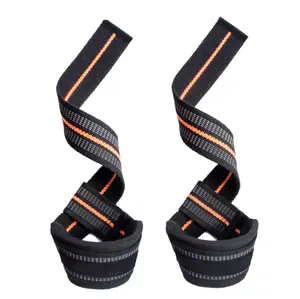 Dernier modèle de sangles de poignet Gym Deadlift Strap Sangles de levage à paillettes rembourrées Haltérophilie pour femme - Product Image 2