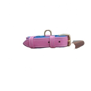 Collar de cuero suave y fuerte hecho a mano para mascotas, decoración de encaje con patrón de animales pequeños personalizados, correa de perro al mejor precio para caminar - Product Image 2