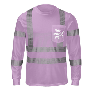 Ensemble de vêtements de travail de sécurité réfléchissants et imperméables ANSI classe 1 gilet de sécurité bleu de qualité supérieure en polyester - Product Image 2