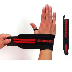 Hot Sale Polswraps Polsbandjes Voor Gewichtheffen Gymtraining Fitness Handveiligheid Gewichtheffen Polsbandje Polswraps