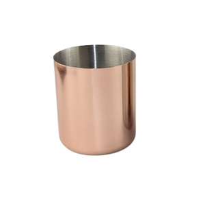 Conteneur de bougie en cuivre fait à la main de trois tailles différentes pour la maison et les accessoires de décoration de mariage - Product Image 5