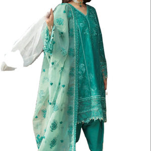 ชุดเดรสผ้าไหมผ้าชีฟองปักลายเต็มสไตล์ปากีสถานจากอินเดียงานปาร์ตี้มาใหม่ล่าสุด - Product Image 1