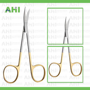 Tijeras de Ligadura de Carburo de Tungsteno con Empuñadura Ergonómica Manual, Certificación CE, 145 mm de Largo, Instrumentos Quirúrgicos Clase I AHI AHI-71-3201 TC - Product Image 4