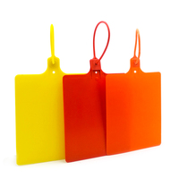 Scellé de sécurité en plastique certifié ISO 17712, à usage unique, grande taille, longueur 252 mm, inviolable, avec code QR pour bagages