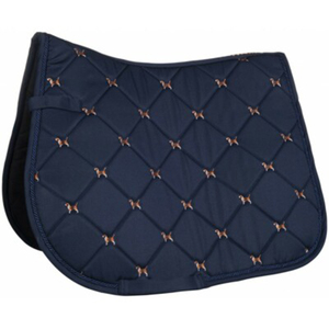 Tapis de selle de cheval personnalisé en gros de haute qualité avec rembourrage doux et doublure polaire pour l'équitation - Product Image 2