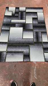 Alfombra Adiva de Poliéster, Tejida a Máquina, Moderna, de Polipropileno, Estilo Turco, de Alta Calidad, con Pelo, Diseño Abstracto, Resistente a las Manchas, para el Hogar - Product Image 2