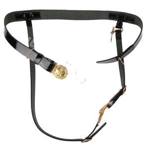 Nouvelles ceintures d'épée de cérémonie en cuir britannique avec élingues Ceintures en cuir véritable noir - Product Image 5