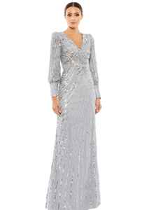 Robe de soirée Poly-Mesh Broderie Perles Perles Anti-Statique Parties Élégante Dames Robe De Cocktail Respirant Pleine Longueur - Product Image 5