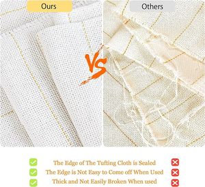 Tissu <span class=keywords><strong>de</strong></span> touffetage <span class=keywords><strong>de</strong></span> tapis primaire personnalisé en stock prêt pour les moines <span class=keywords><strong>de</strong></span> Newhands tissu d'aiguille <span class=keywords><strong>de</strong></span> poinçon pour le tissu <span class=keywords><strong>de</strong></span> touffetage <span class=keywords><strong>de</strong></span> pistolet <span class=keywords><strong>de</strong></span> touffetage - Product Image 2