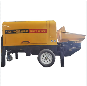Nuevo Producto 2019: Mini Bomba Mezcladora de Concreto Móvil a Gasolina, Motor de Alta Capacidad de Carga, Alcance Vertical de 200m, Uso en Restaurantes - Product Image 1