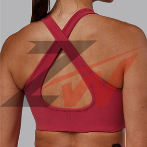 Sujetador Deportivo Sin Costuras de Alta Calidad y Soporte Superior para Mujer, con Logotipo Personalizado, Cómodo, Estilo Halter, Minimalista, con Tirantes Ajustables para Gimnasio - Product Image 3