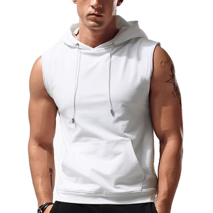 New Design <b>Men</b> Sport Gym Quick Dry Lightweight Fitness Workout <b>Sleeveless</b> <b>Sleeveless</b> <b>Hoodies</b> - Product Image 1