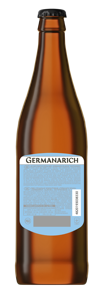 Cerveza Alemana Estilo Champagne Germanarich, 500 ml, en Vaso, 6% ABV - Product Image 2