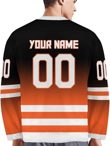 Maillots de hockey sur glace professionnels à séchage rapide de sublimation en polyester à panneau renforcé durable maillots de hockey sur glace personnalisés OEM vente en gros - Product Image 3